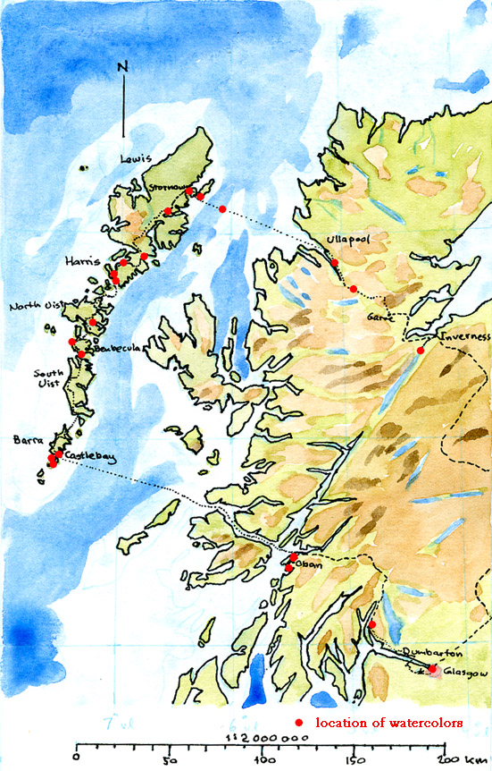 Map of Scotland